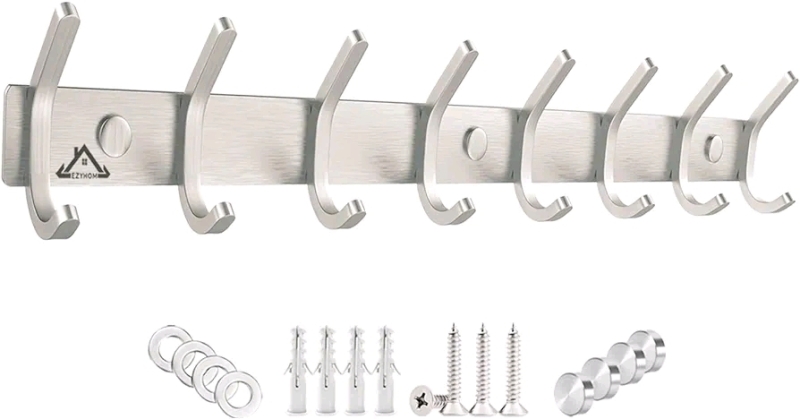 New Ezyhom Metal Coat Rack - 8 Hooks