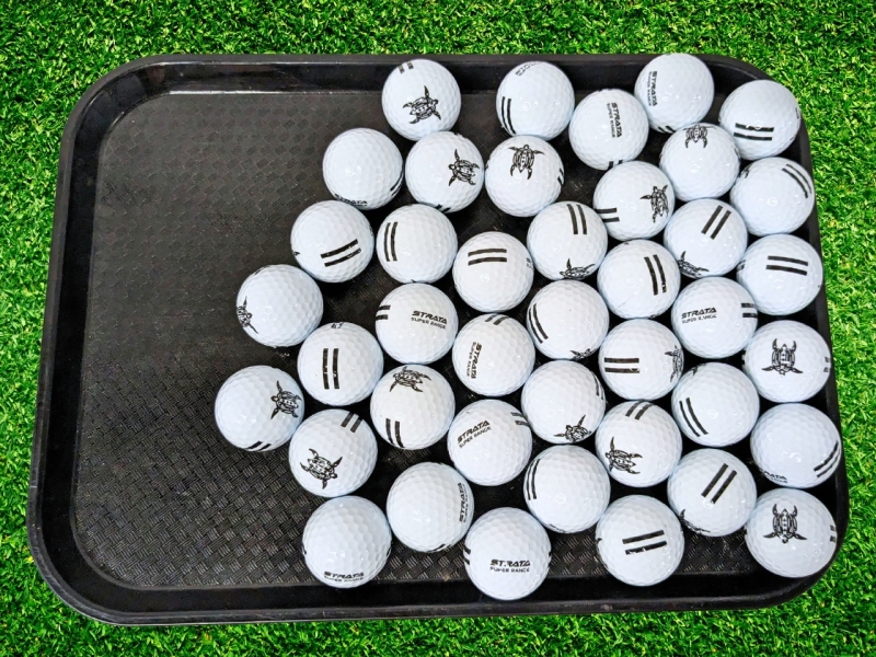 41 As-New Strata Super Range Golf Balls