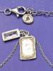 Clear Stone Sterling Pendant on an 18" Silpada 925 Chain 2 Pair of Silver Earrings and a Silver Ring Size 8.75 - 2