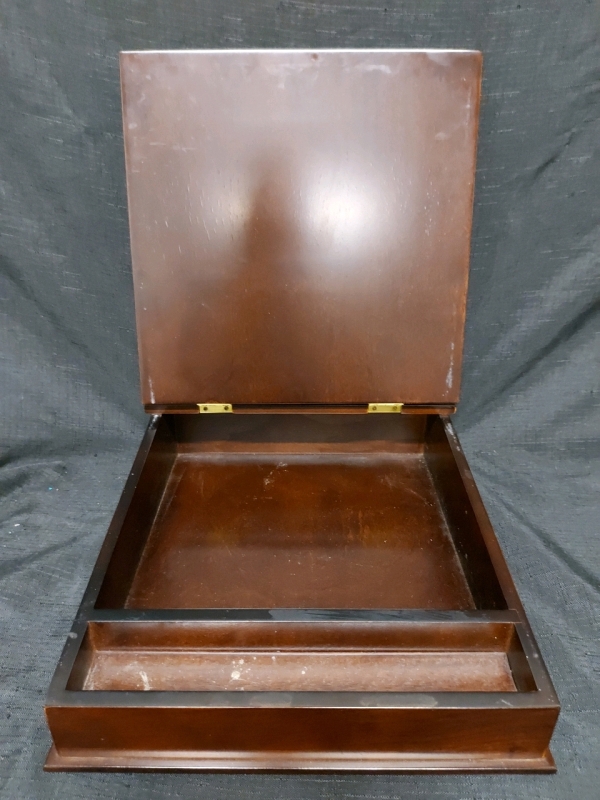 The Bombay Company Solid Cherrywood Vintage Lap Writing Desk 13.5"x11.5"x3.5"