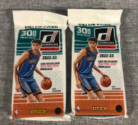 2 New Donruss Basketball 30 Pack 2022-23 NBA Trading Cards