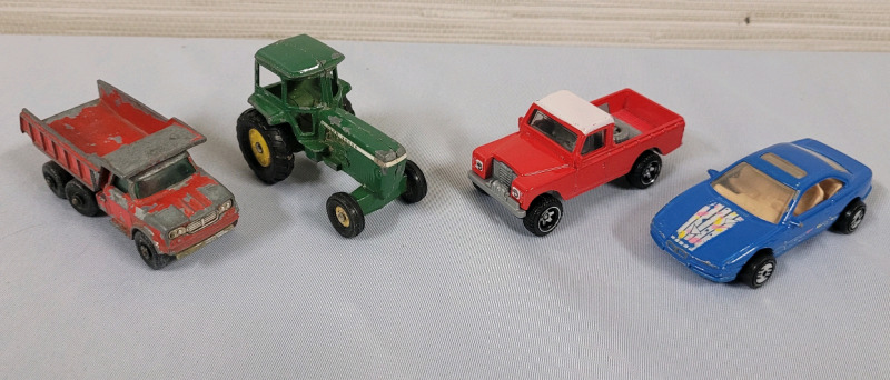 Lesney , Hotwheels & John Deere Diecast Car Lot .