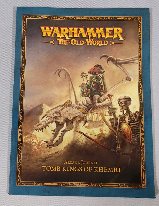 New - Warhammer : The Old World . Arcane Journal : Tomb Kings of Khemri