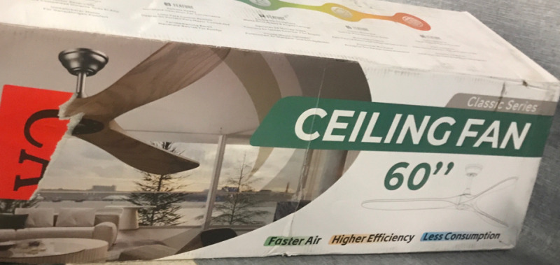 New Ceiling Fan 60” Classic Series