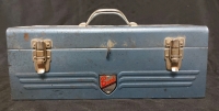 Beach Tool Box With Variety Of Contents And Ratcheting Screwdriver Set