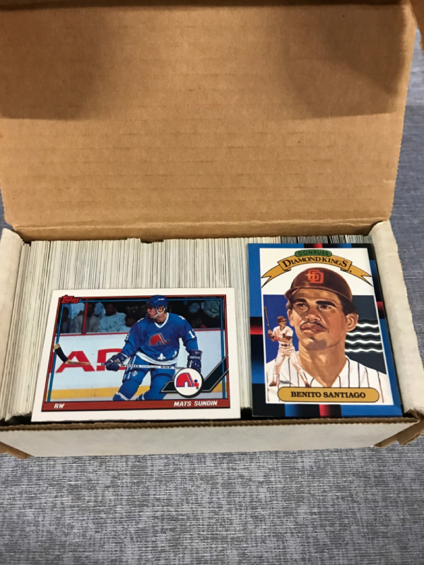 1991 Pro Set Hockey Complete Set - 1995-96 McDonald&rsquo;s hockey Full Set, 1-40 Randim Baseball Cards, Topps Mats Sundin Rookie Card Trading cards