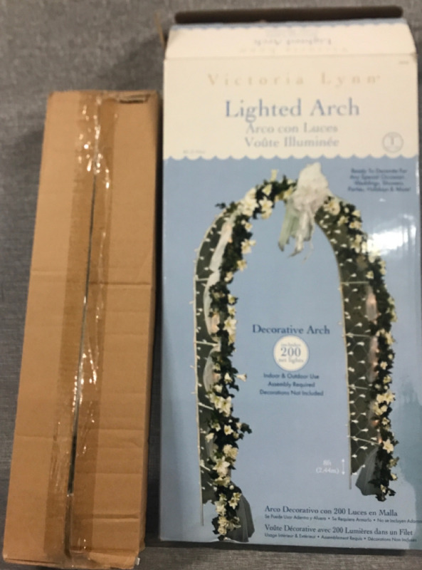 Victoria Lynn Lighted Arch 8Ft Decorative Arch