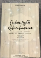 New Merkury Innovations curtain Lights Cascading LED Lighting 3.5Ft x 5Ft