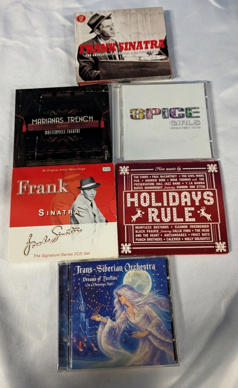 6 Musical CD's! - Sinatra, Spice Girls and More!