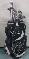 Wilson Iron Set , 1, 3 & 5 Woods , Two (2) Wedges & Putter with Callaway Golf Bag + 6 New Balls