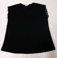 New Size M San Francisco Sleeveless Tshirt Trimmed with Lace