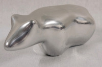 Hoselton Canada Solid Aluminum Polar Bear Sculpture Figurine Signed #1936 , Dated 2005