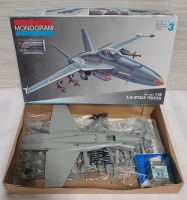 Monogram A-18 Attack Fighter Model Kit , 1:48 Scale - Open Box , Not Started