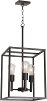 New VINLUZ 3 Light Farmhouse Chandelier Black Fixture