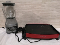 Premium Electric Skillet & Oster Blender - Working