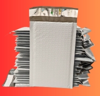 27 New Self-Sealing Bubble Mailers 4" x 7"