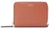 New TUMI Leather Belden Tri-Fold Zip-Around Wallet