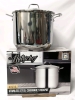 New NutriChef 15qt 18/8 Stainless Steel Cookware Stockpot w See-Through Lid NCSP16 Retails $97.99! - 2