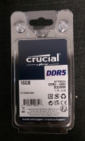 New Crucial 16GB DDR5-4800 SODIMM CL 40 Notebook RAM