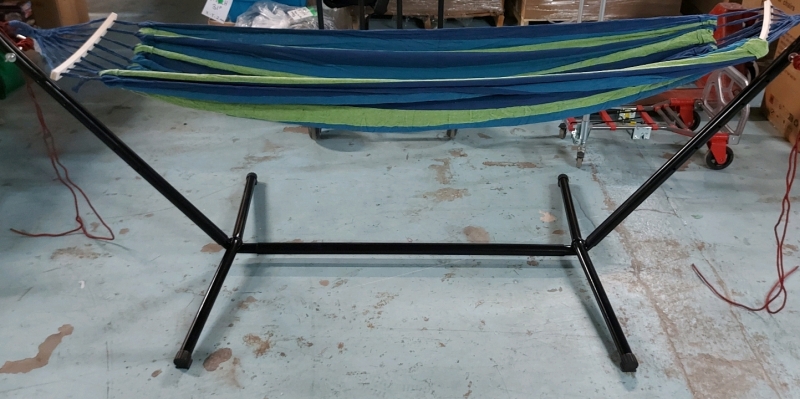As New Zevcri Outdoor Hammock With Carrying Bag 110"x40" Pole To Pole