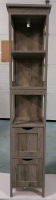 New 6 Tier Shelf With 2 Bottom Drawers Book Shelf Plant Shelf 56" x 12" x 12" approx