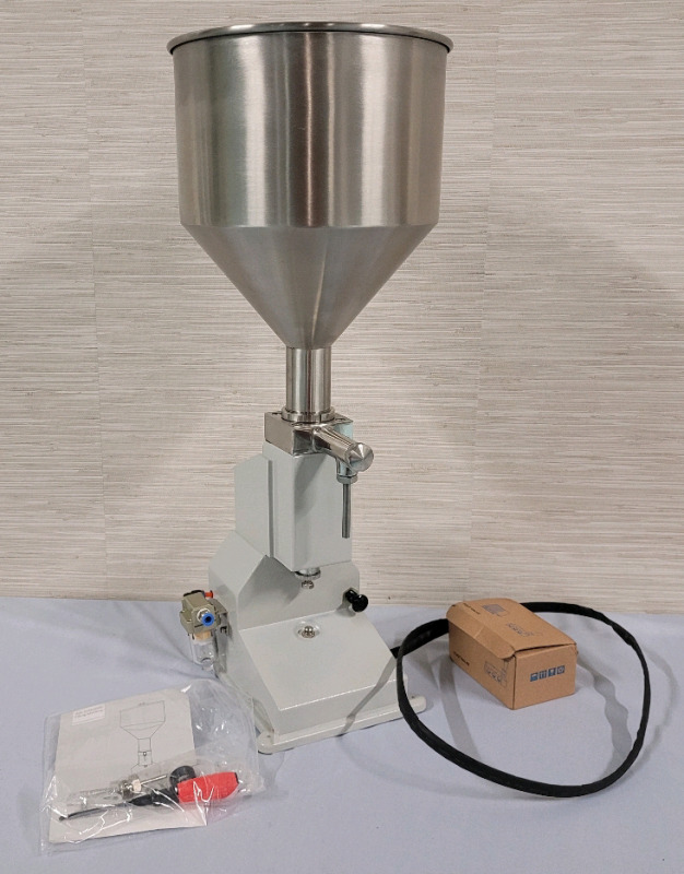 New - Vacier A02 Pneumatic Filling Machine 10L Hopper Commercial Bottle Filler