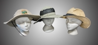Outdoorsy & Outback Hats : Columbia (One Size) , Nathaniel Cole 100% Paper (Med) & Outback Jungle Safari Dominican Republic (One Size)