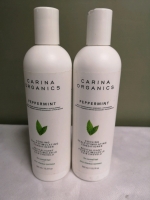 2 AS New Carina Organics Peppermint Cooling Scalp Stimulating Conditioner - 360 mL