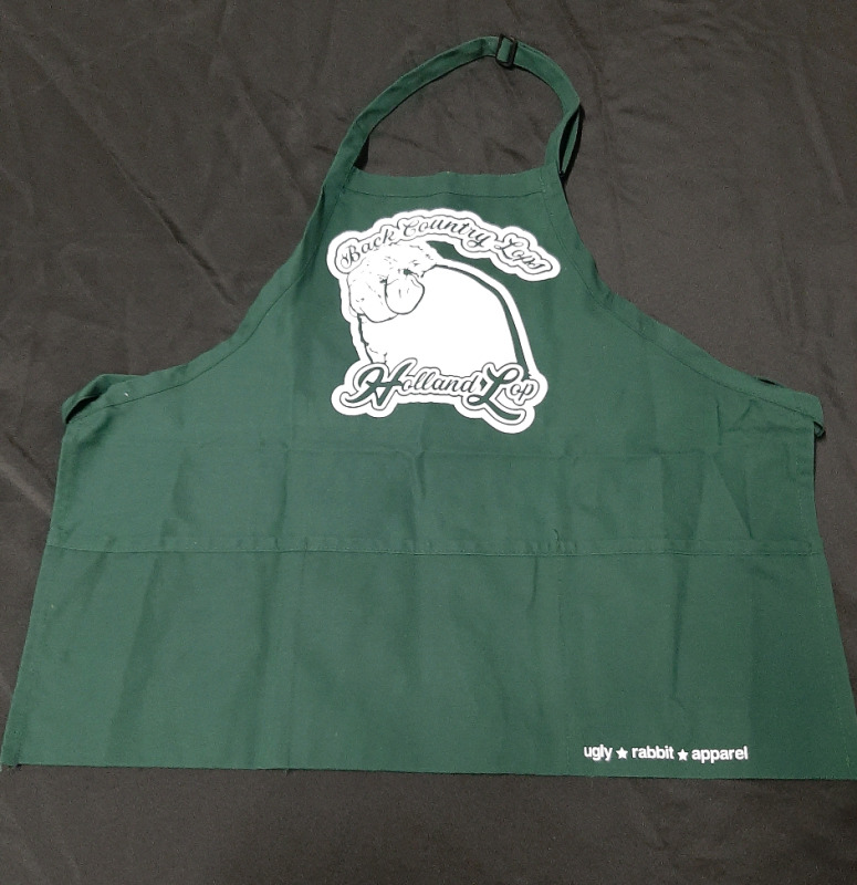 As New One Size Fits Most "Back Country Lops" and "Holland Lops" on the Front Made by Ugly Rabbit Apparel