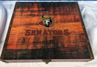 Ottawa Senators Display Case. 15.75" by 14" by 2.75".