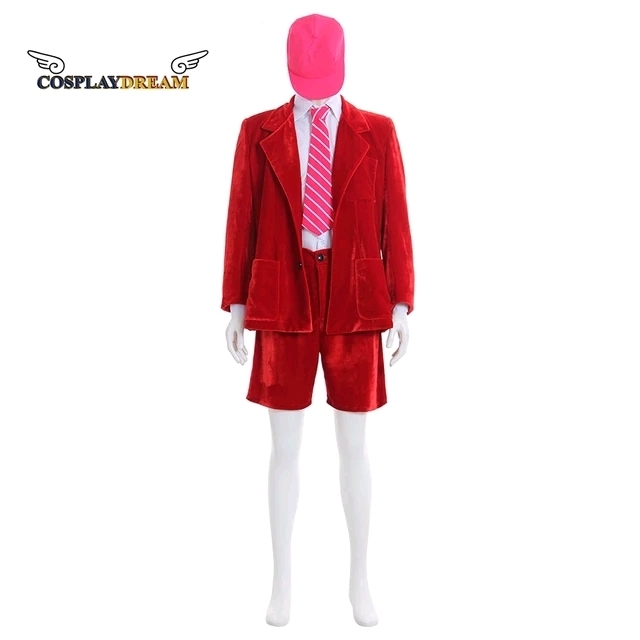 As New Angus Young (ACDC) Costume, Complete w/ Short Pants. No Size Tags Jacket shoulder to shoulder 19" Pant waist 34" Stock Photos Used