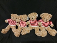 4 Adorable Teddy Bears Lot