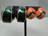 Beautiful Enameled D&rsquo;Orlan signed Earrings - 5