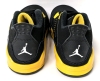 New Child Size 13c NIKE JORDAN 4 RETRO Thunder (2023) PS Running Shoes Black/White-Tour Yellow BQ7669 017 - Retails $150+ - 4