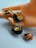 Beautiful Enameled D&rsquo;Orlan signed Earrings - 6