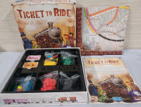 Ticket To Ride Board Game . 2-5 Players , Ages 8+ , 30-60 Min. Playtime . Complete