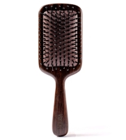 New Torora Ebony Wood Hair Brush 10" Long w Storage Bag - Retails for $40+