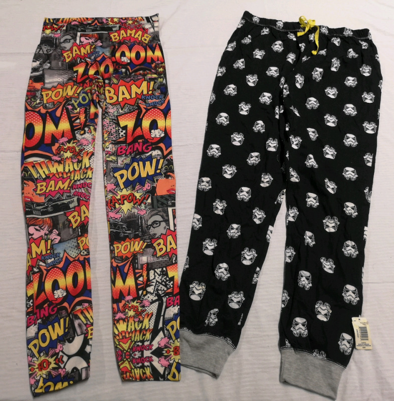 New Star Wars Storm Trooper Pants sz Medium + Retro Style sz S/M leggings