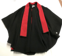 Peter James Wool + Cashmere Cape/Coat - One Size Fits Most