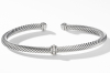 David Yurman Pav&eacute; Diamond Cable Sterling Classic Cuff - 2