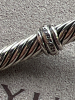 David Yurman Pav&eacute; Diamond Cable Sterling Classic Cuff - 5