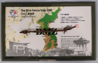 The 50th Anniversary of the Korean War : Wire from the DMZ . Plaque measures 10"×7"