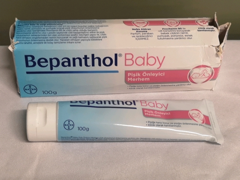 New Bayer Bepanthol Baby Diaper Rash Ointment - 100g (In Turkish)