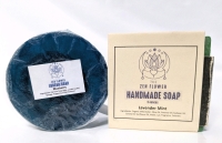New Zen Flower : Handmade Lavender Mint Soap 5oz & Blueberry Loofah Soap