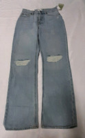 New Size 4 Ladies H&M 90's Straight High Waist Jeans Full Length