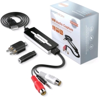 New DIGITNOW USB Audio Capture Card Grabber for Vinyl Cassette Tapes to Digital MP3 Converter