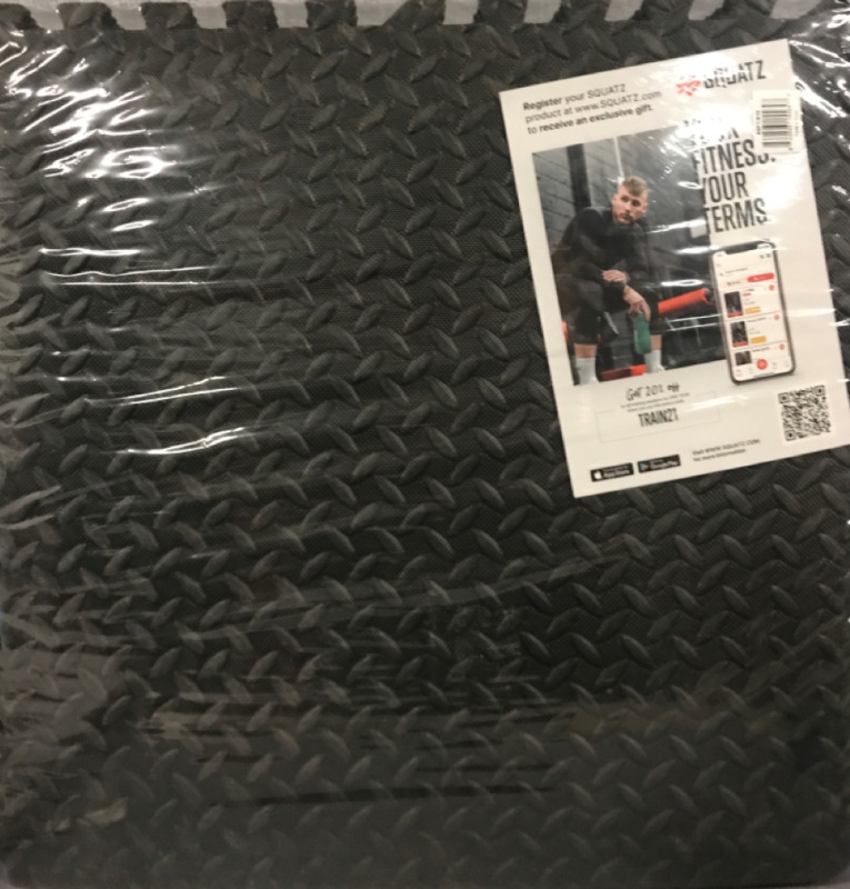 New Squatz Foam Puzzle Exercise Mat 24&rdquo;x24&rdquo;