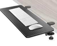 New VAYDEER Ergonomic Desk Extender Tray Clamp On Keyboard Drawer Table Mount 25.2&rdquo; x 9.5&rdquo;