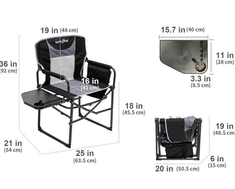 New SunnyFeel Camping Director Chair