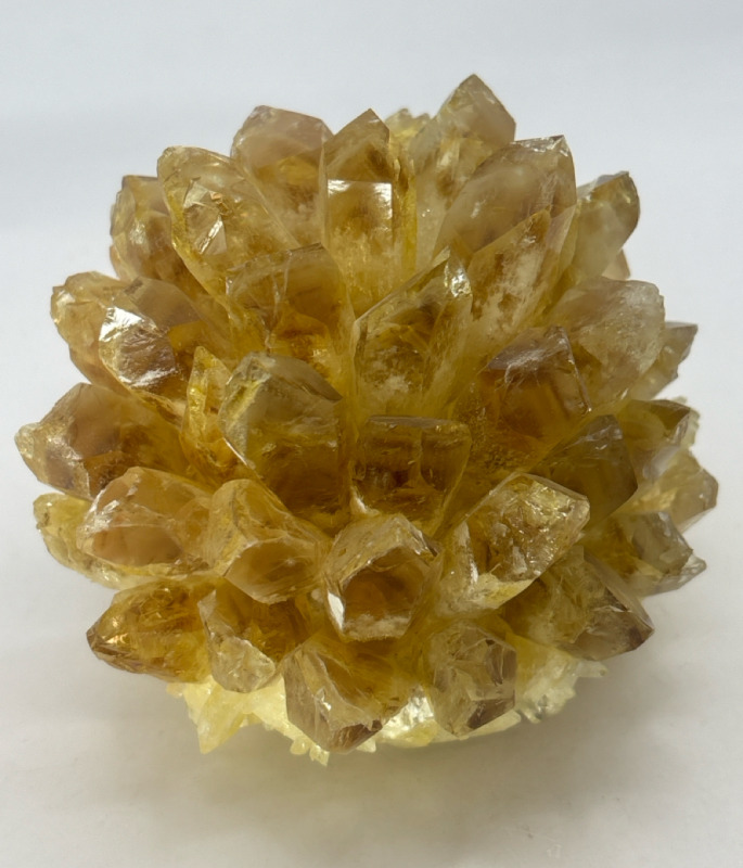 Crystal Clyster Yellow Quartz Huge Soecimen Stone